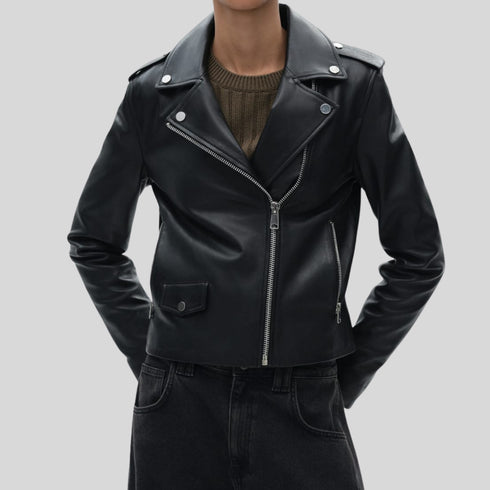 Amaira Genuine Leather Jacket For Women